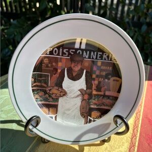 Guy Buffet L'Etalage Collection ( The Shopkeepers ) " The Fish Man" Dish